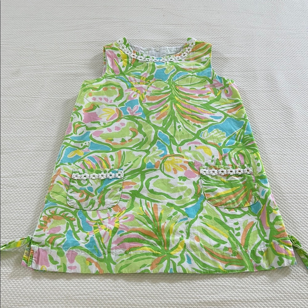 Lilly Pulitzer Elephant Ears shift dress sz 6